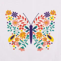 Diamond Dotz Iron-on ‘n’ Dot – Floral Butterfly
