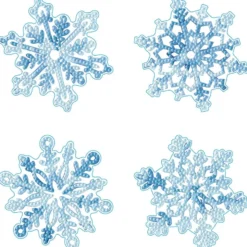 Diamond Dotz Jul Bordbrikker DD23 – Snowflakes