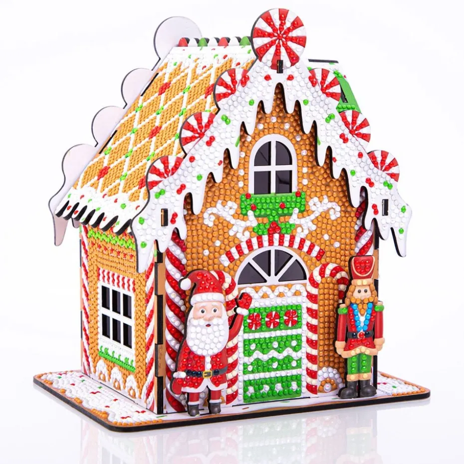 Diamond Dotz Jul 3D-hus DD29 – Gingerbread House