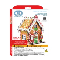 Diamond Dotz Jul 3D-hus DD29 – Gingerbread House
