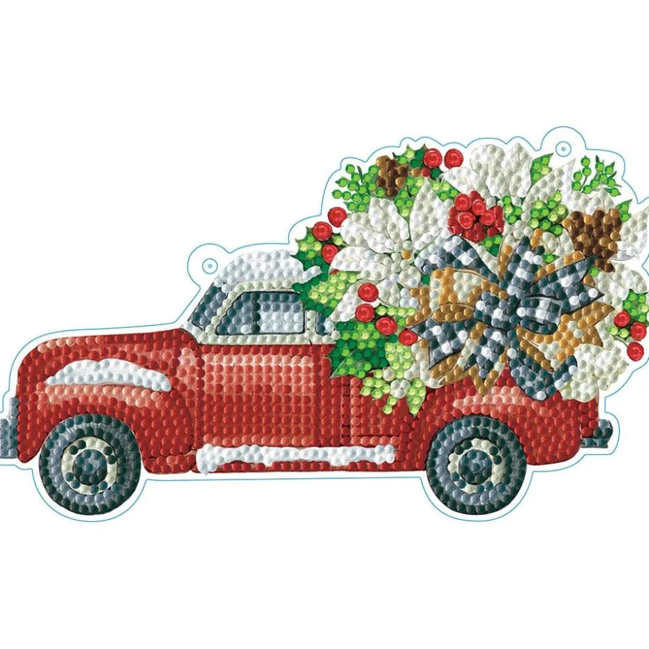 Diamond Dotz Jul Veggdekor DD17 – Christmas Truck