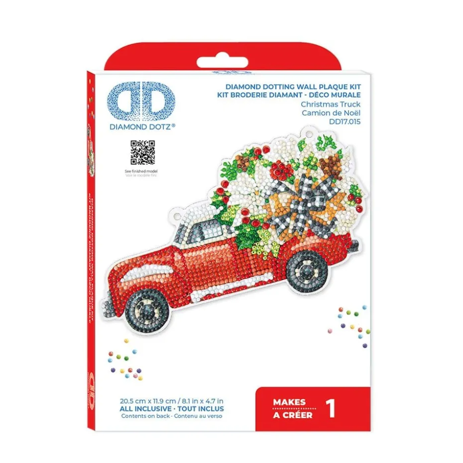 Diamond Dotz Jul Veggdekor DD17 – Christmas Truck