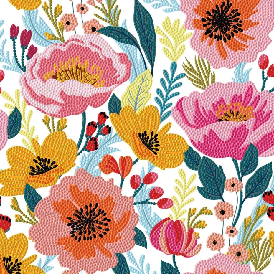 Diamond Dotz Lerret 30x30cm DD34 – Blushing Blooms