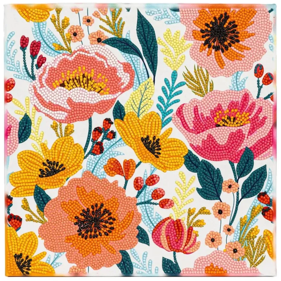 Diamond Dotz Lerret 30x30cm DD34 – Blushing Blooms
