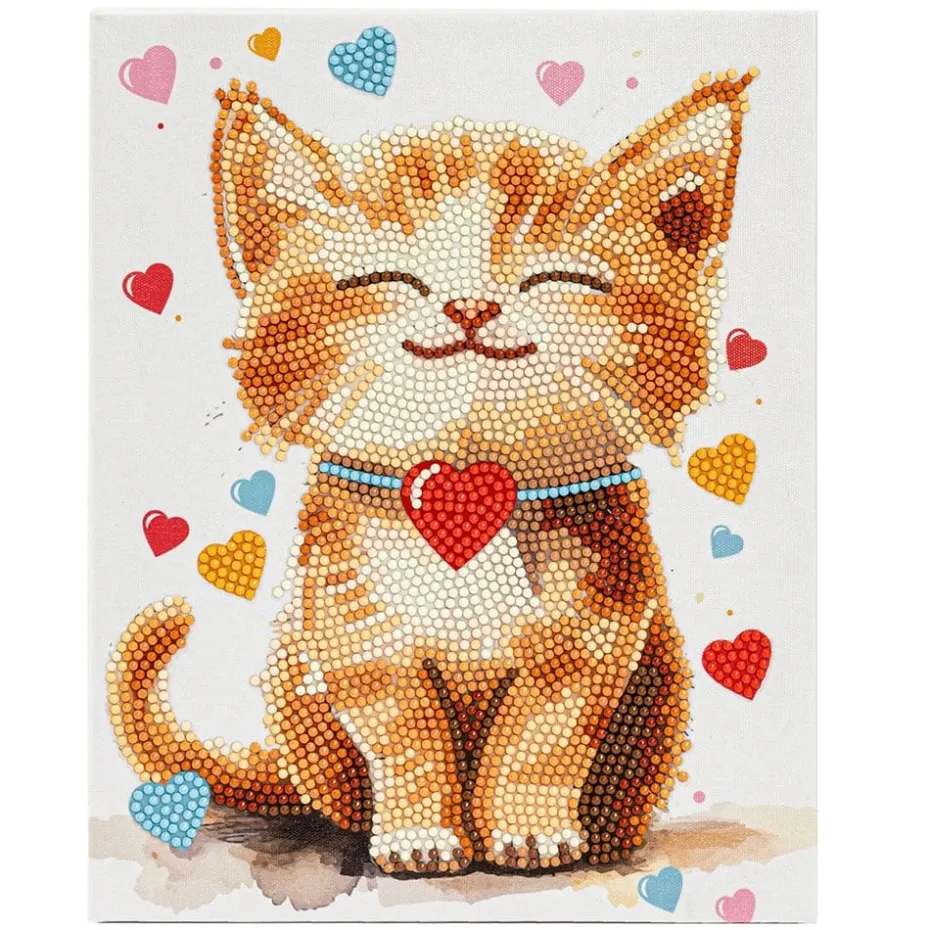 Diamond Dotz Lerret 20x25cm DD34 – Darling Kitty