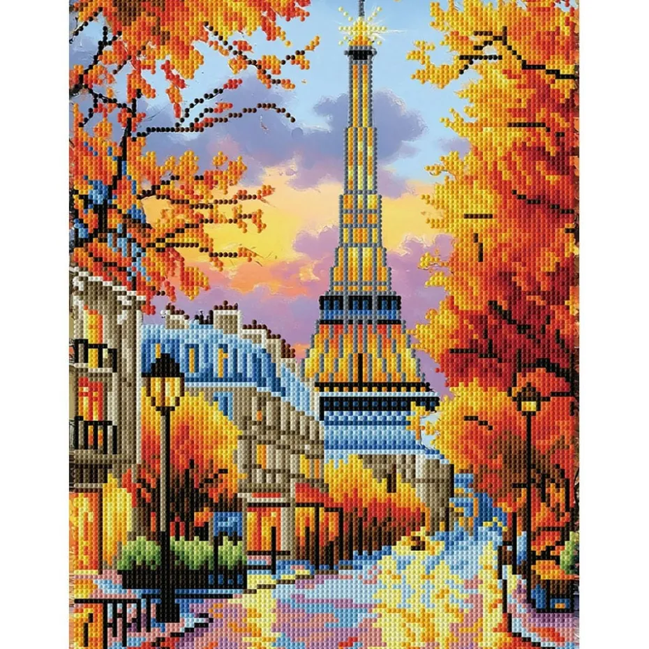 Diamond Dotz Lerret 30x40cm DD34 – Eiffel’s Autumn Glow