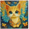 Diamond Dotz Lerret 30x30cm DD34 – Kitten Angel