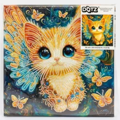 Diamond Dotz Lerret 30x30cm DD34 – Kitten Angel