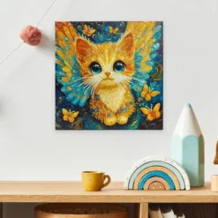 Diamond Dotz Lerret 30x30cm DD34 – Kitten Angel