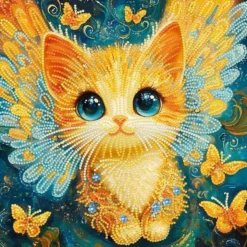 Diamond Dotz Lerret 30x30cm DD34 – Kitten Angel