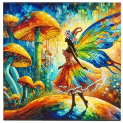Diamond Dotz Lerret 30x30cm DD34 – Mosaic Fairyland