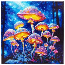 Diamond Dotz Lerret 30x30cm DD34 – Mushroom Moonlight