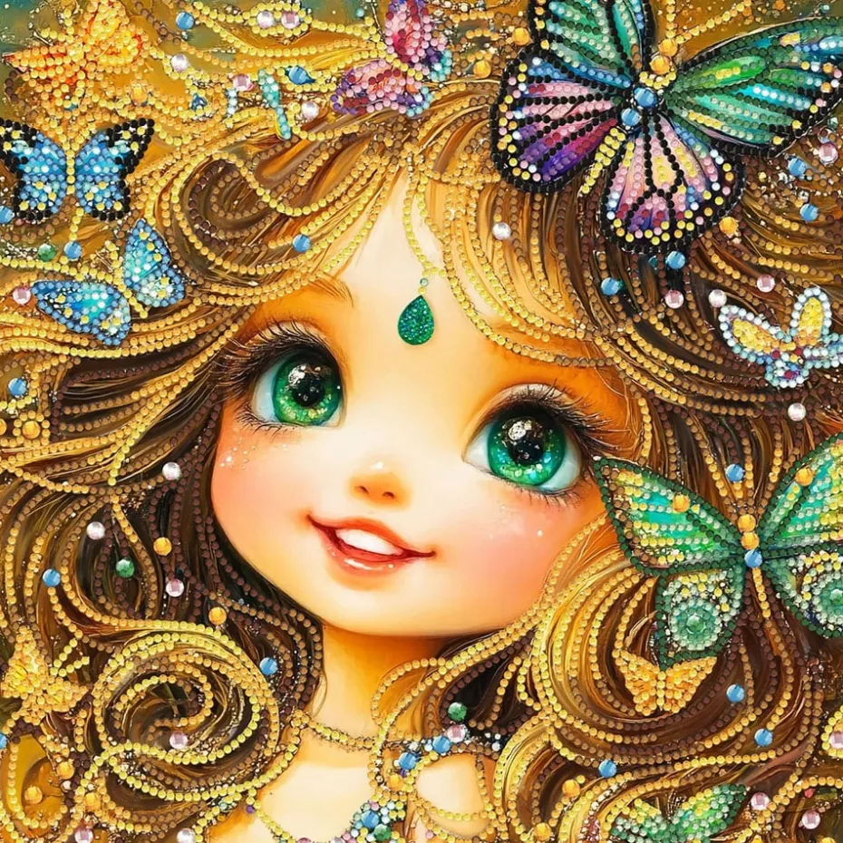 Diamond Dotz Lerret 30x30cm DD34 – Pixie