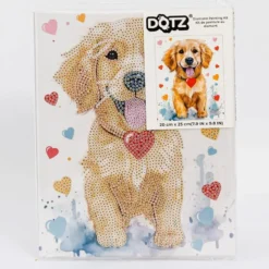 Diamond Dotz Lerret 20x25cm DD34 – Puppy Love