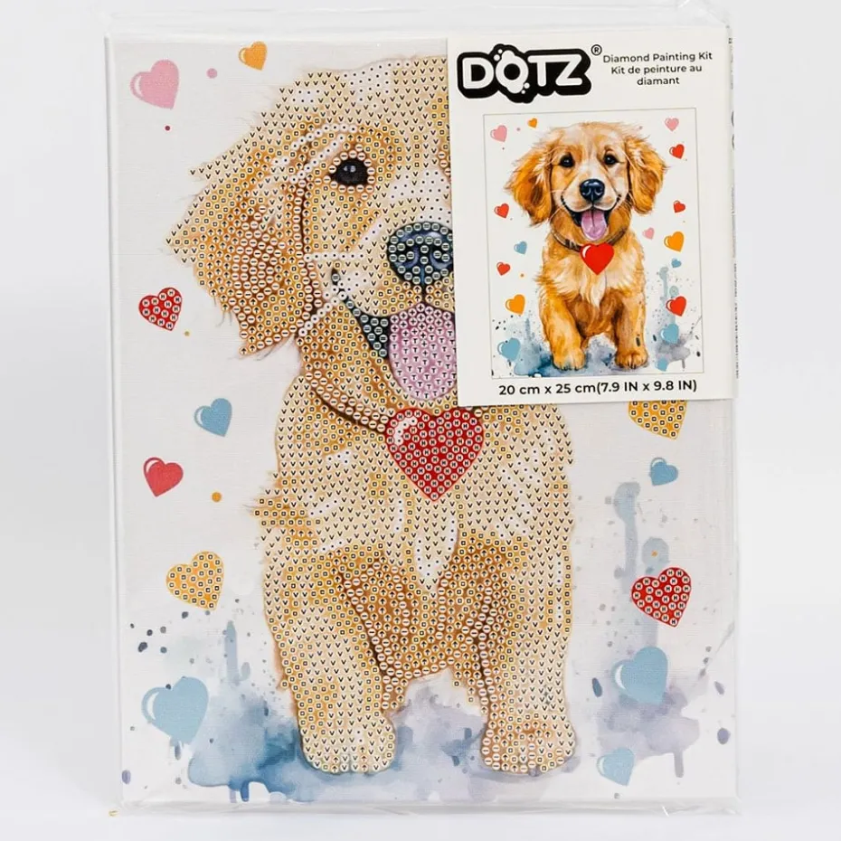 Diamond Dotz Lerret 20x25cm DD34 – Puppy Love