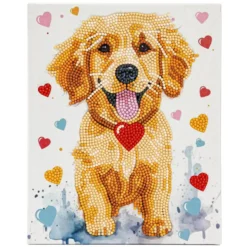 Diamond Dotz Lerret 20x25cm DD34 – Puppy Love