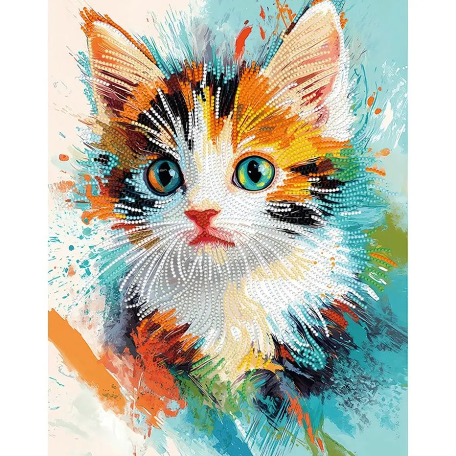 Diamond Dotz Lerret 30x40cm DD34 – Young Kitten