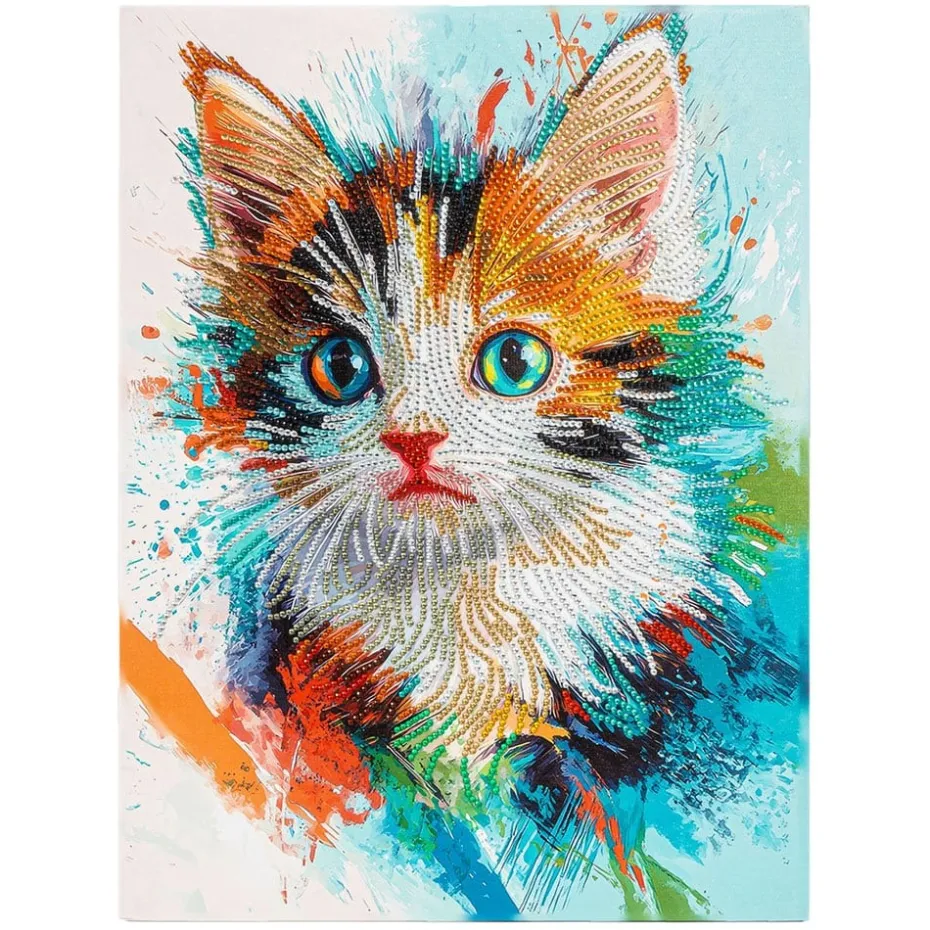 Diamond Dotz Lerret 30x40cm DD34 – Young Kitten