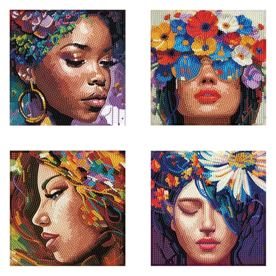 Diamond Dotz Mini Dotz – Four Beauties