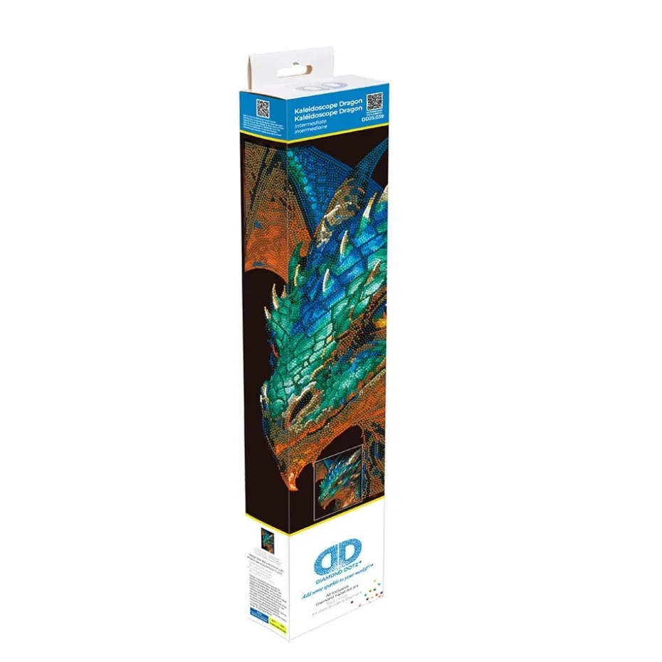 Diamond Dotz Neon Flock – Kaleidoscope Dragon