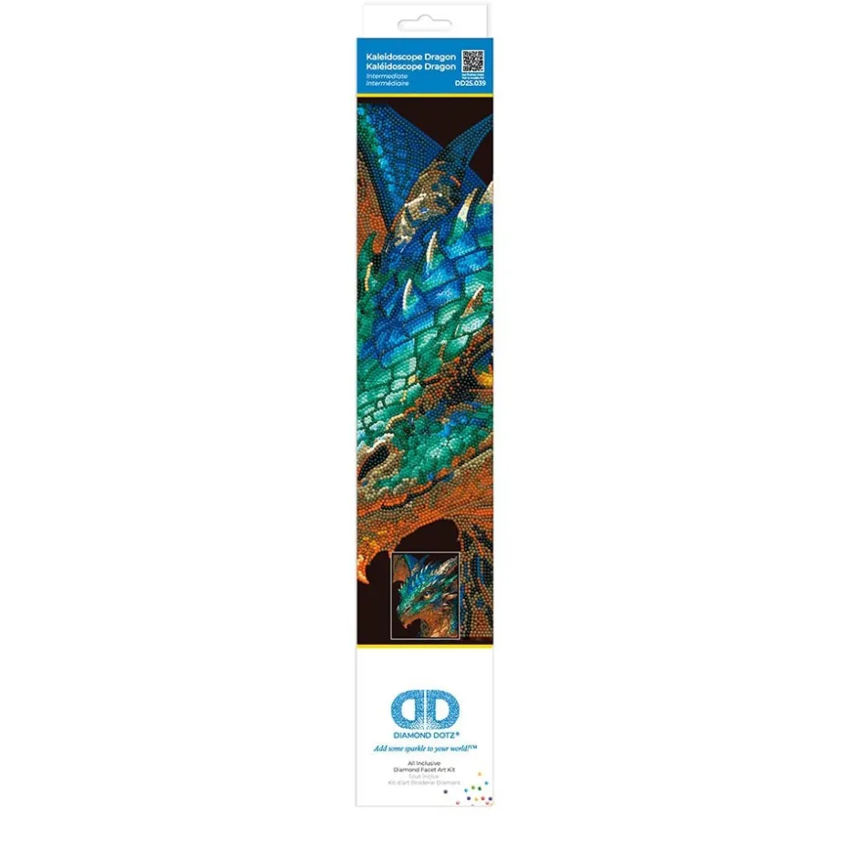 Diamond Dotz Neon Flock – Kaleidoscope Dragon