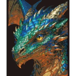 Diamond Dotz Neon Flock – Kaleidoscope Dragon