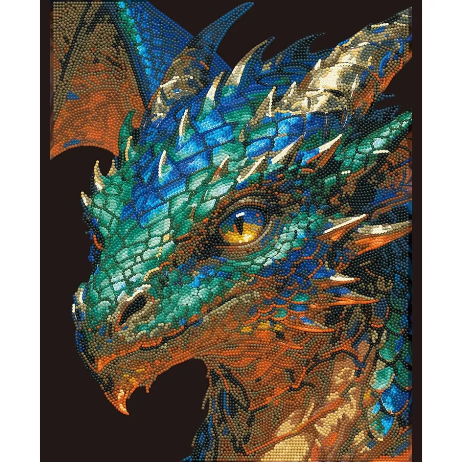 Diamond Dotz Neon Flock – Kaleidoscope Dragon