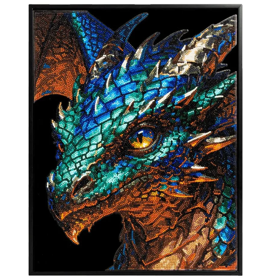 Diamond Dotz Neon Flock – Kaleidoscope Dragon