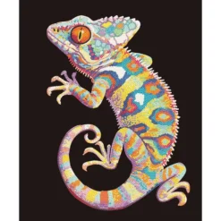Diamond Dotz Neon Flock – Patchwork Gecko