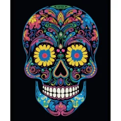 Diamond Dotz Neon Flock – Sugar Skull