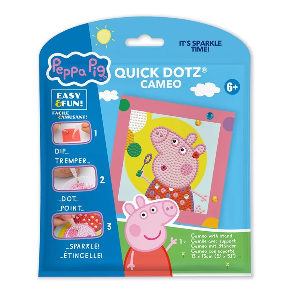 Diamond Dotz Quick Dotz Cameos – Peppa gris Happy days