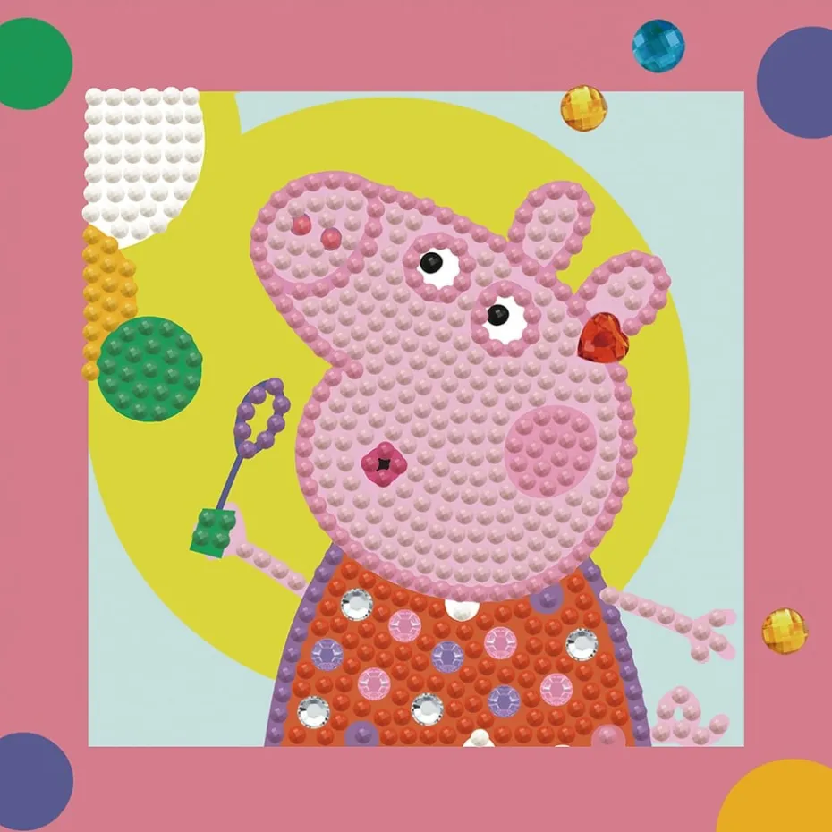 Diamond Dotz Quick Dotz Cameos – Peppa gris Happy days