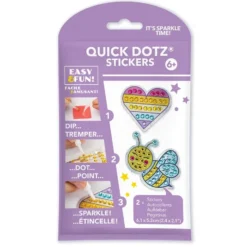 Diamond Dotz Quick Dotz stickers – Bie og hjerte