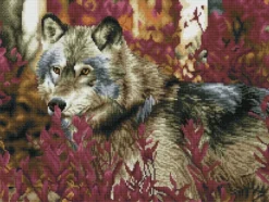 Diamond Dotz Squares DQ12 – Autumn Wolf