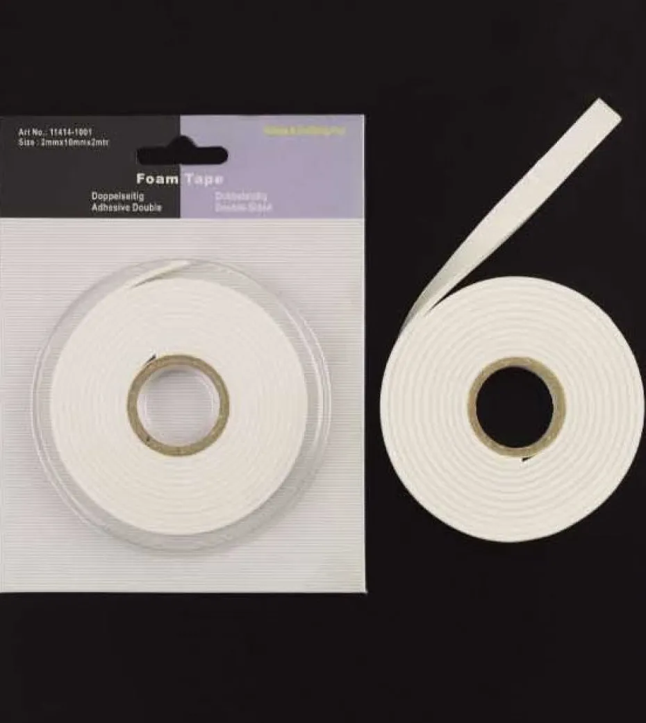 Dobbeltsidig 3D-tape 10mm x 2m – 2mm tykk