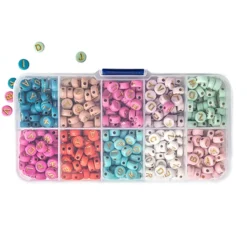 dpCraft Perlesett 10 farger 282stk – Bokstavperler