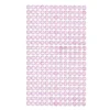 dpCraft Strass m/lim 260stk – 6mm – Lys rosa