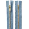 Eclair Glidelås Metall M8 12cm – 240 Denimblå