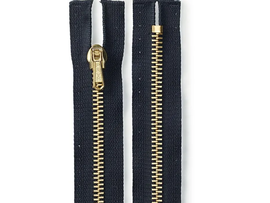 Eclair Glidelås Metall M3 14cm – 210 Marineblå