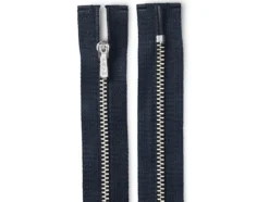 Eclair Glidelås Metall M1 12cm – 210 Marineblå