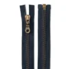 Eclair Glidelås Metall M5 55cm – 210 Marineblå