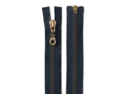Eclair Glidelås Metall M5 55cm – 210 Marineblå