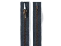 Eclair Glidelås Metall M6 20cm – 210 Marineblå