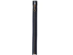 Eclair Glidelås Metall M5 30cm – 210 Marineblå