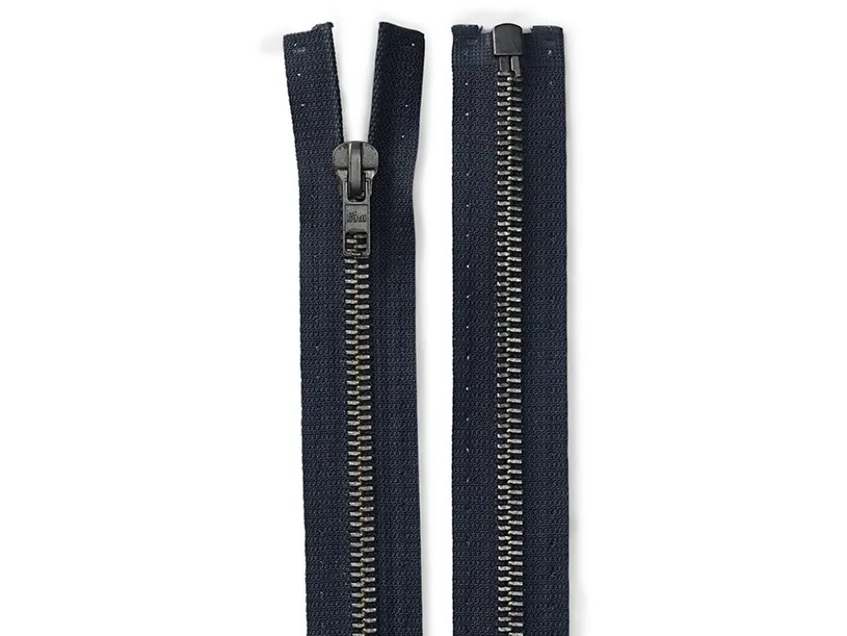 Eclair Glidelås Metall M10 40cm – 210 Marineblå