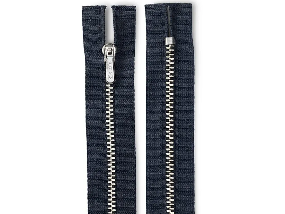 Eclair Glidelås Metall M1 6cm – 210 Marineblå