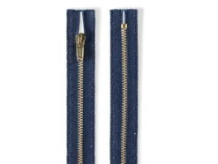 Eclair Glidelås Metall M8 20cm – 230 Mørk Denimblå