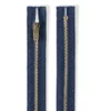 Eclair Glidelås Metall M8 16cm – 230 Mørk Denimblå