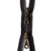 Eclair Glidelås Metall M5 2-veis 80cm – 000 Sort