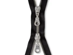 Eclair Glidelås Metall M4 2-veis 90cm – 000 Sort